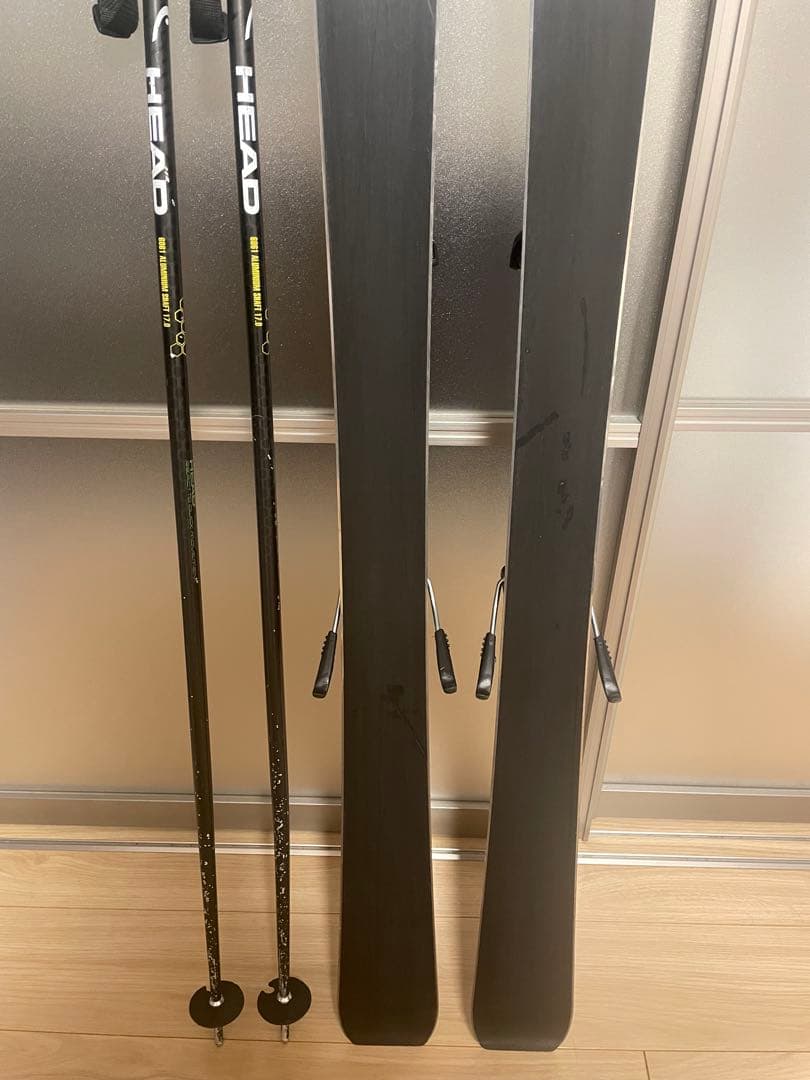 HEAD NATURAL INSTINCT 156cmスキー板&スキーポール