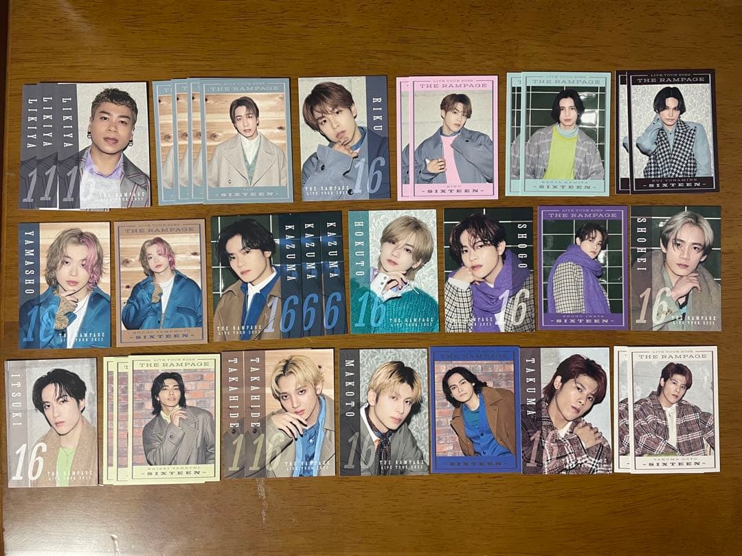 THE RAMPAGE 16 アクスタ フォトカード フォンタブ セット