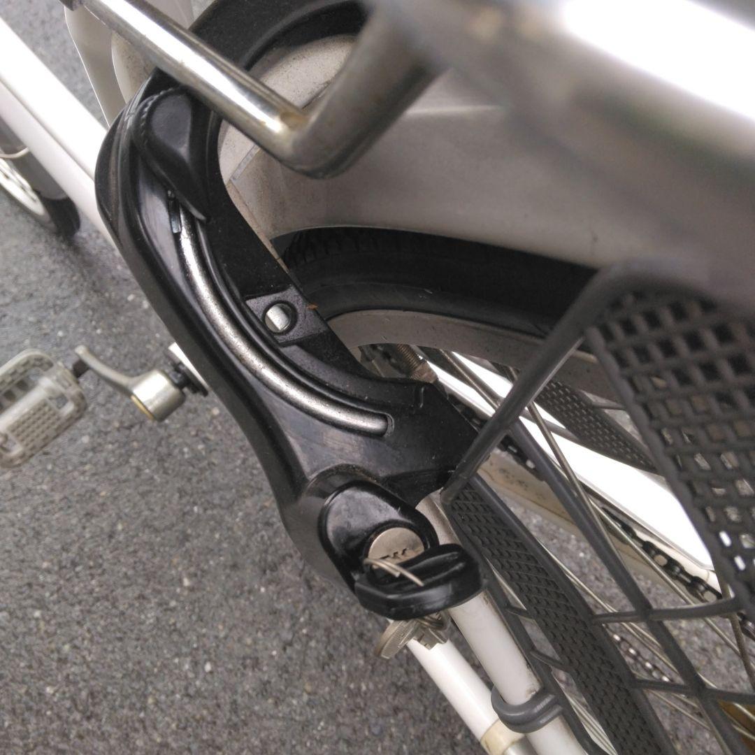 が*読様 ホワイトダイワサイクル高級車パセオスペアキー2本2022年製LEDオー