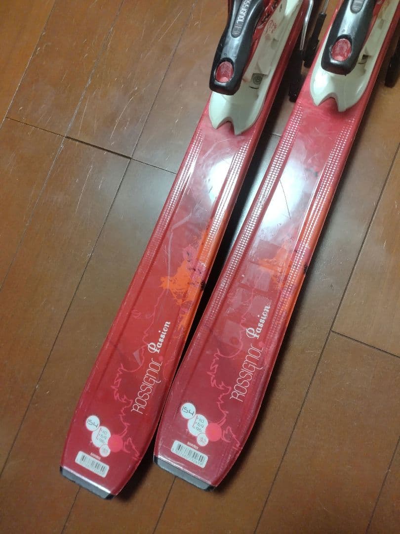 【状態良好☆】154cm　ROSSIGNOLスキー板セット☆　送料無料！