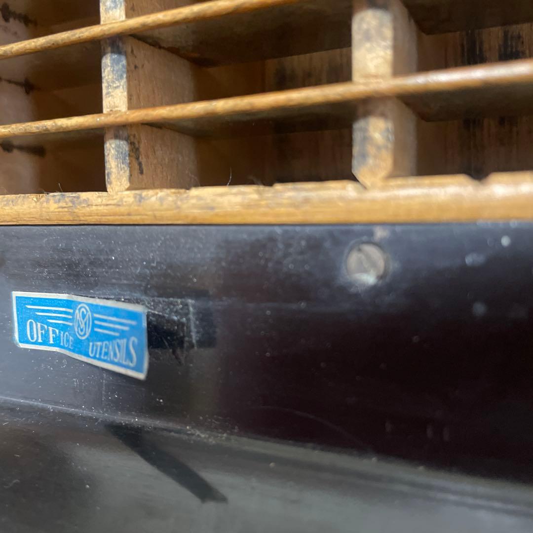 昭和レトロ 科目印 ケース ゴム印ケース 古道具 インテリア 収納