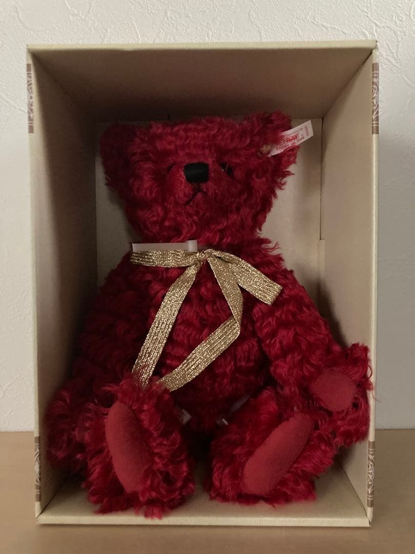 ぬいぐるみ HONG-KONG BEAR ROMANTIC CHERRY RED28