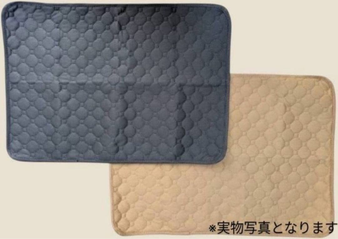 ペットシーツ シート トイレ おしっこマット 犬猫　 洗える　2枚　ベージュ