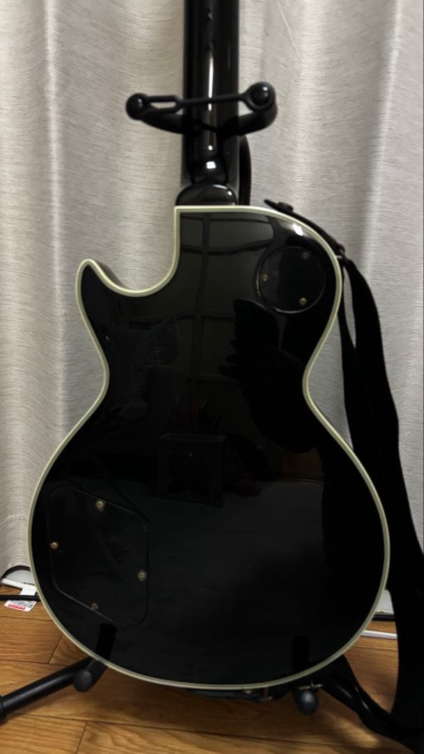 値下げ★Kaalena レスポールカスタムタイプ エレキギター ストラップ付き