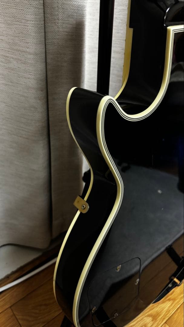 値下げ★Kaalena レスポールカスタムタイプ エレキギター ストラップ付き