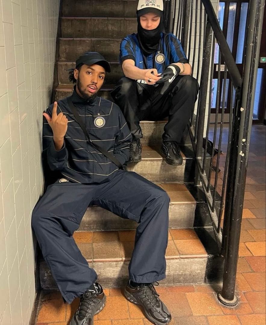 インテル ミラン 2008 - 09 TRACK JACKET XL