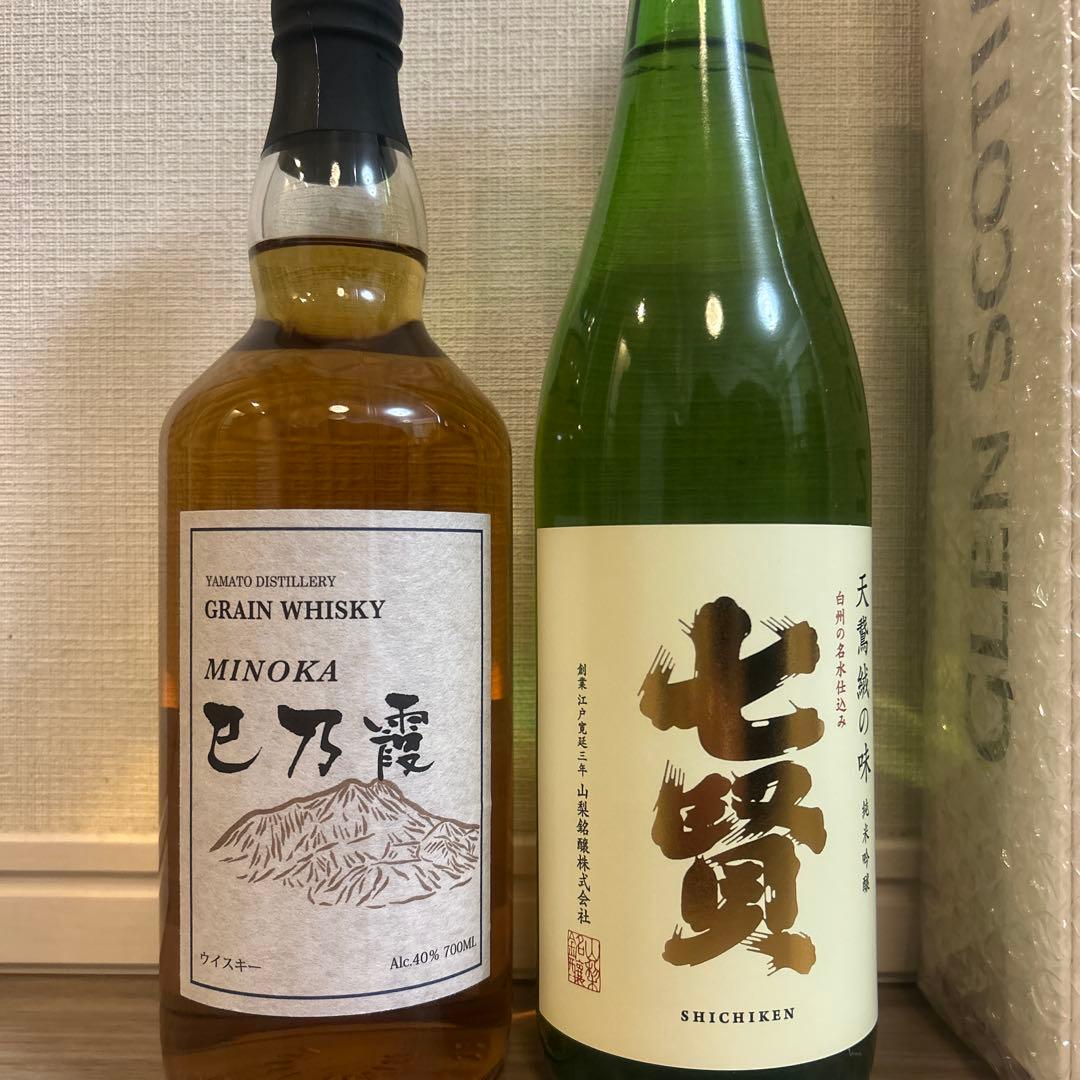 GLEN SCOTIA を含むウィスキー3本　日本酒1本の合計4本セット