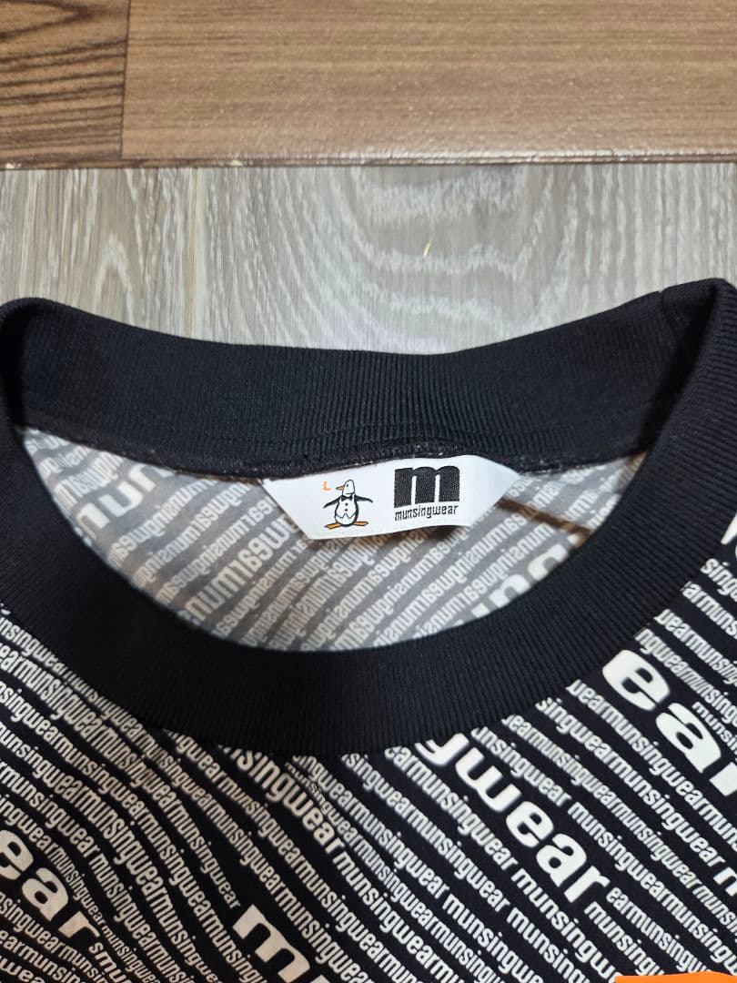 マンシングウェア ENVOY/360ストレッチロゴプリントクルーネックブルゾン