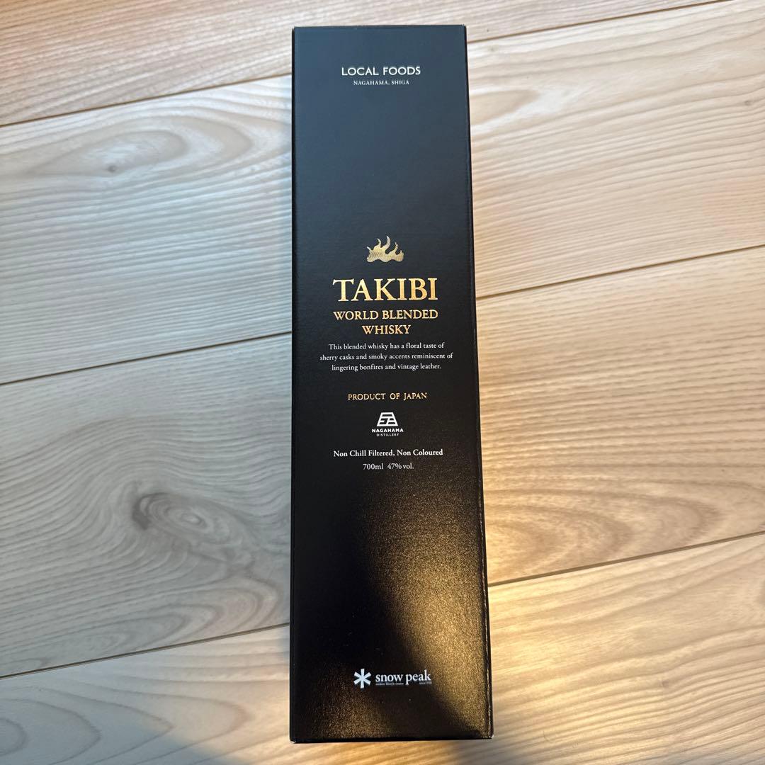 【即完売品】スノーピークTAKIBI WORLD BLENDED WHISKY