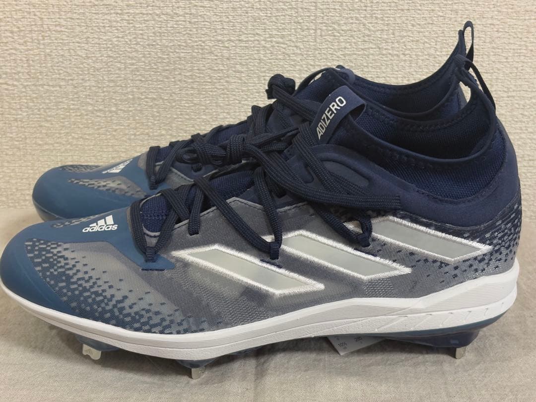 【日本未発売】adidas 海外モデル スパイク ネイビー 28.5cm ⑤