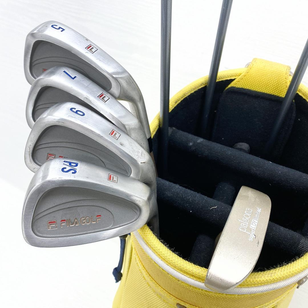 【格安‼】 FILA フィラ レディース ゴルフクラブ 初心者 セット 8本 L