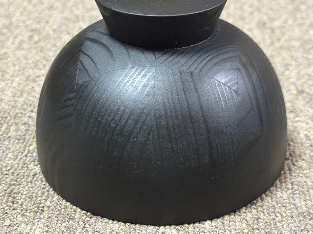 森下綾 椀 幾何学模様 天然木 漆