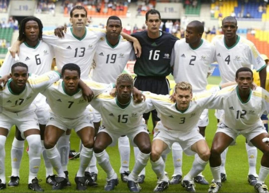 【美品】adidas 南アフリカ代表2002 ユニフォーム2XOサイズ レア！