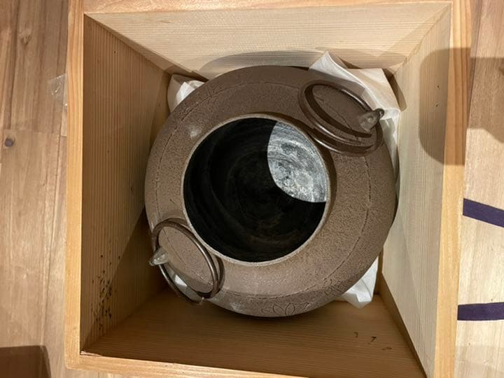 茶道具　真形釜　釜師　辰敏