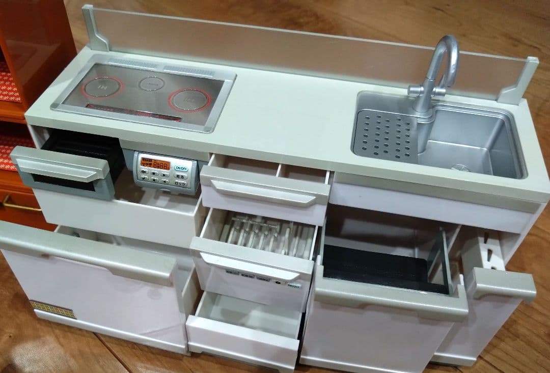 【レア】リーメント ぷちサンプルシリーズ システムクックさん ミニチュアキッチン