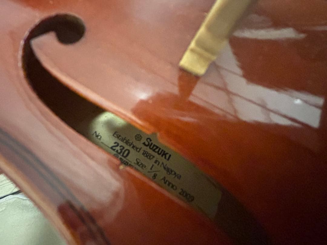 スズキバイオリン1/8&マツヤニ