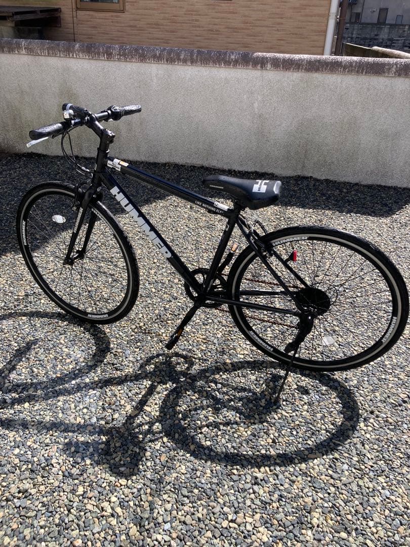 引き取り限定　福岡　HUMMER クロスバイク crb7007s-dk ブラック