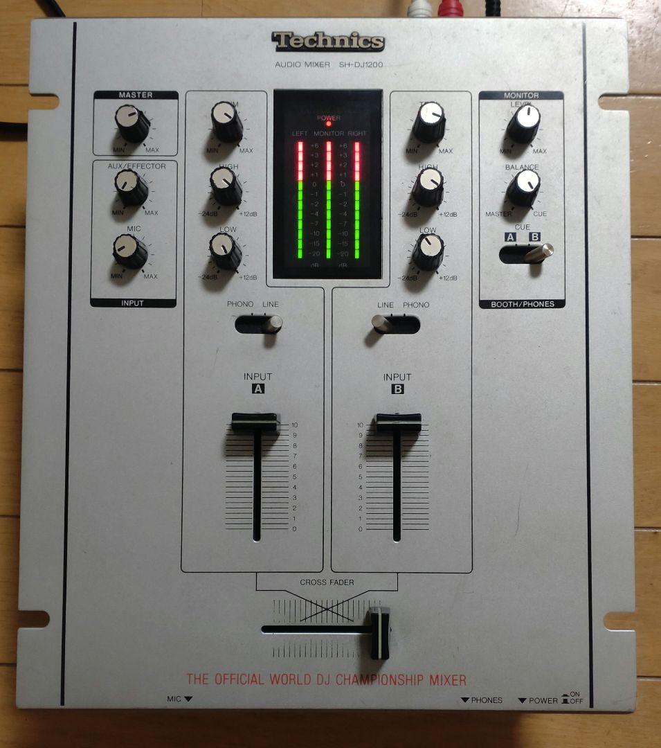 Technics SH-DJ1200 動作確済み　クロスCHフェーダー未使用交換