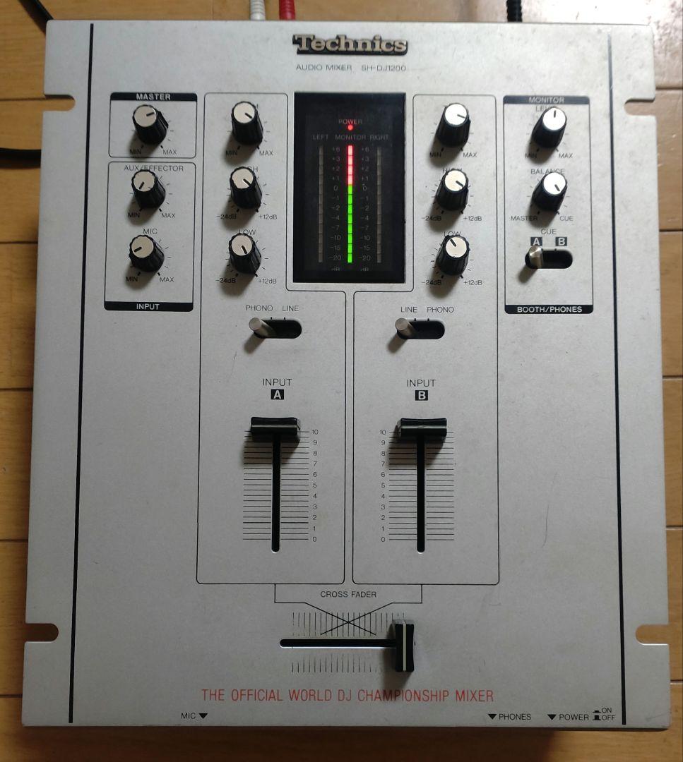 Technics SH-DJ1200 動作確済み　クロスCHフェーダー未使用交換