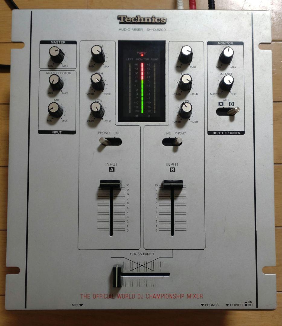 Technics SH-DJ1200 動作確済み　クロスCHフェーダー未使用交換