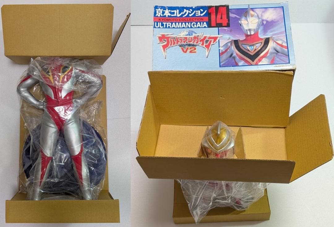 ❤本体ほぼ未使用❤バンダイ 京本コレクション 14 ウルトラマンガイアV2❤レア
