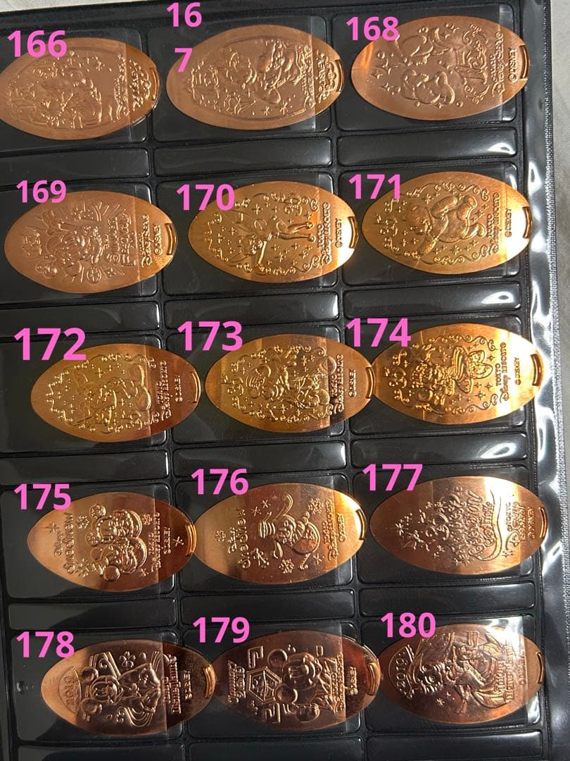 ディズニー　スーベニアメダル　2010-2021　スーベニアケース