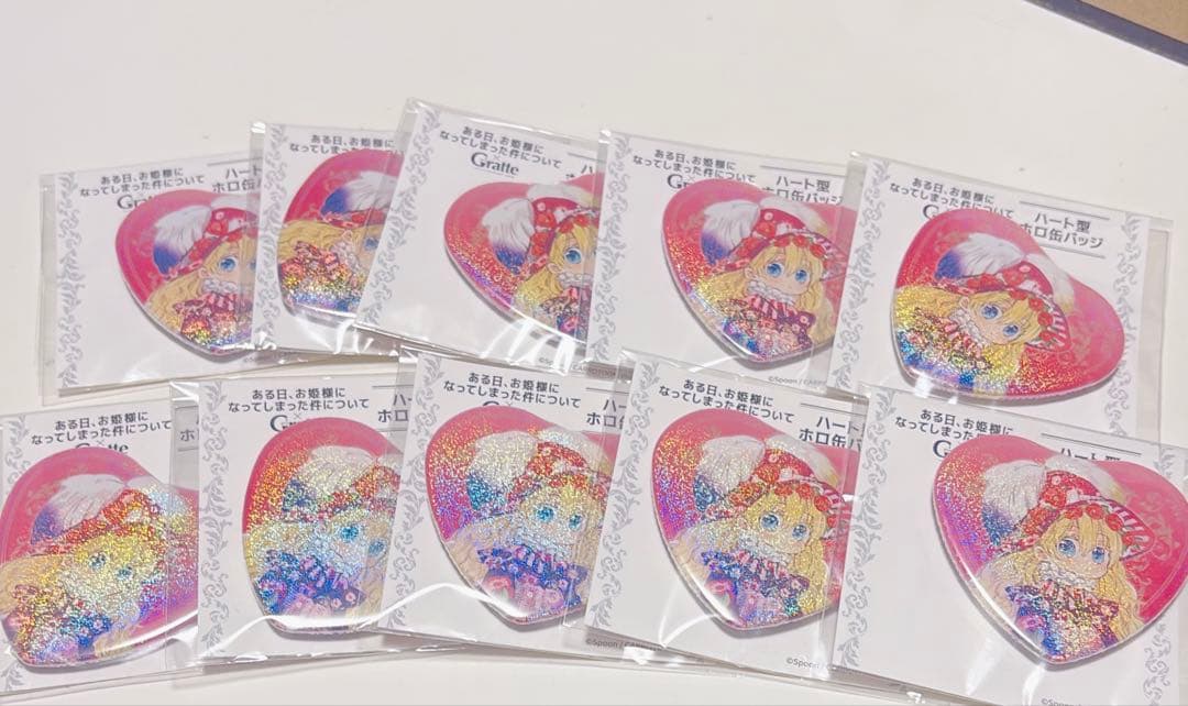 ある日、お姫様になってしまった件について　ある姫 缶バッジ