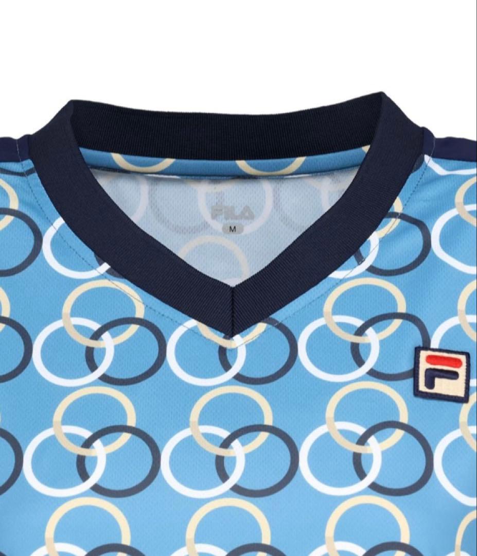 No.577 FILA リング&ベージュプリーツの最強ワンピ★ダークBLUE★