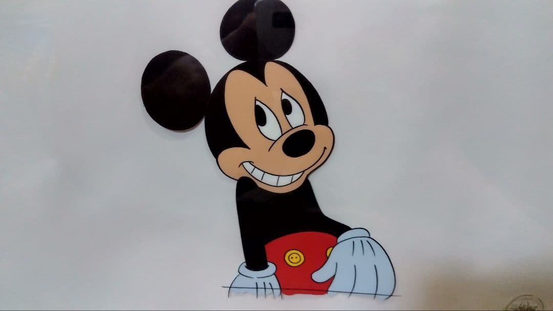 ディズニー　セル画　ミッキーマウス　原画