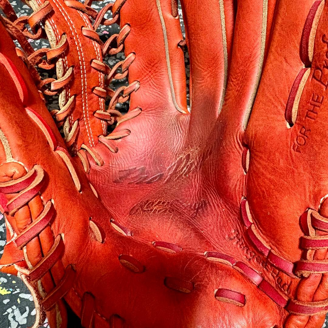 ローリングス プロプリモ 和牛レザー 硬式用 外野手用 グローブ レッドオレンジ
