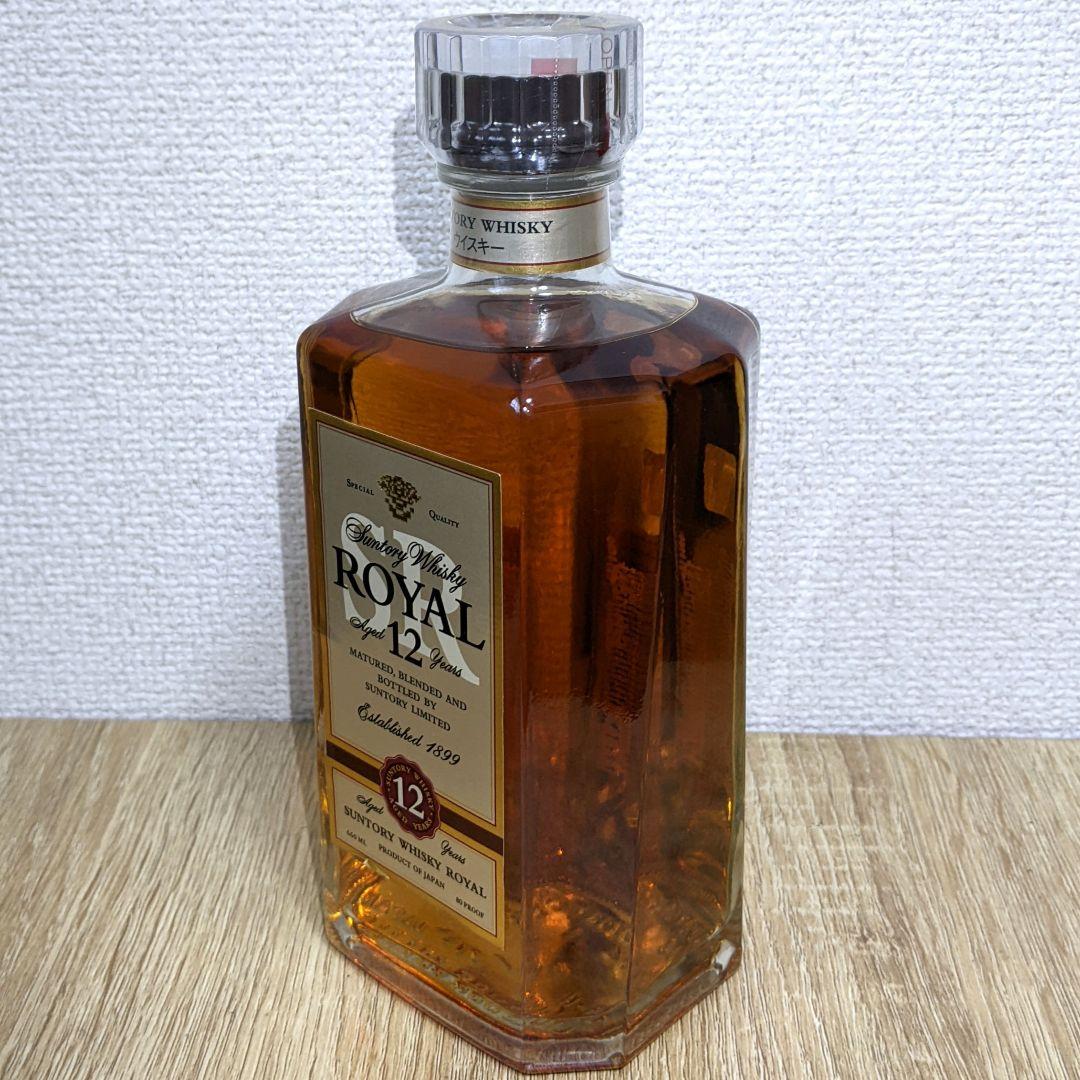 サントリーローヤル12年　スリムボトル　660ml 40％　古酒未開栓　箱なし