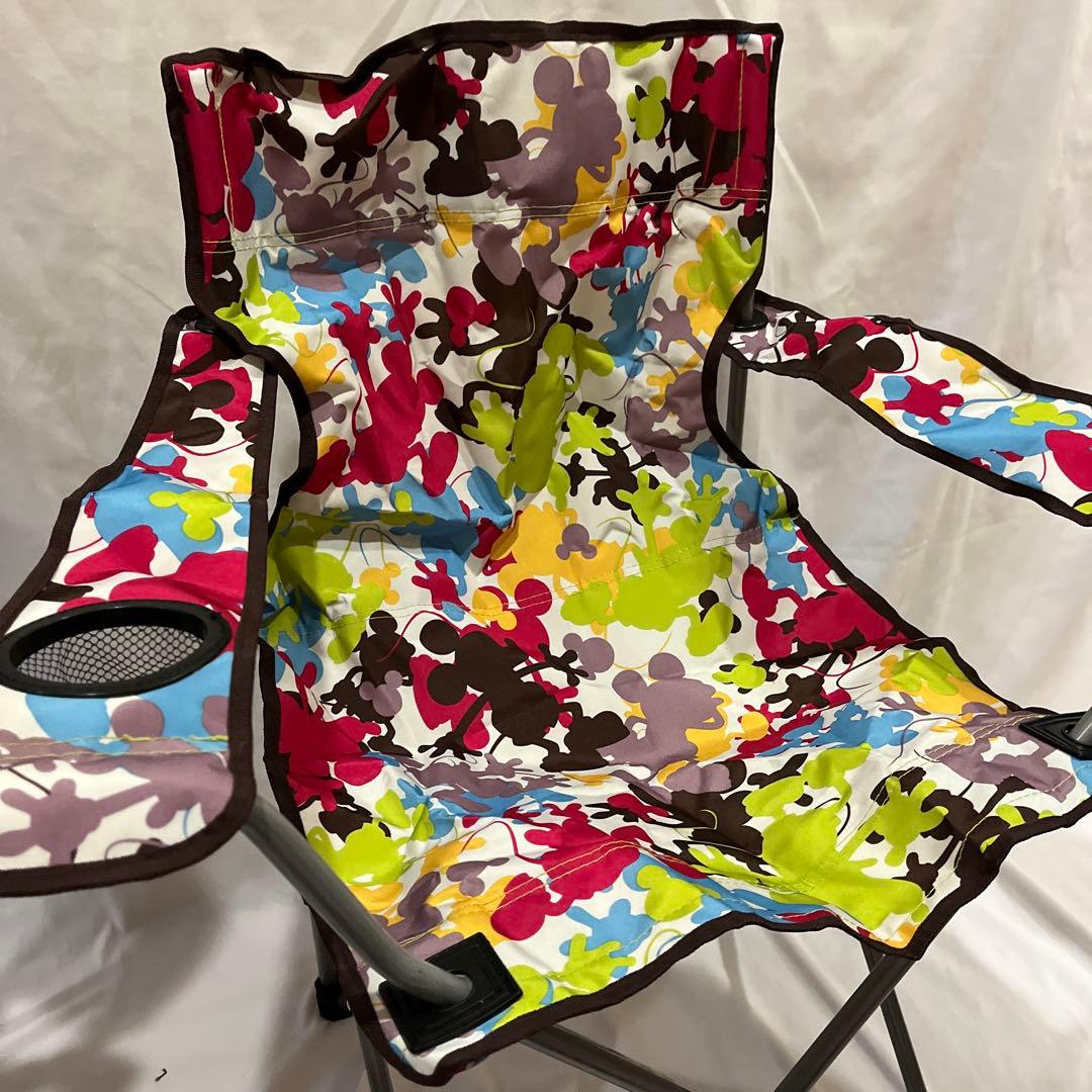 キャプテンスタッグ ラウンジチェアミッキーマウス 「カモフラージュ」 4脚セット