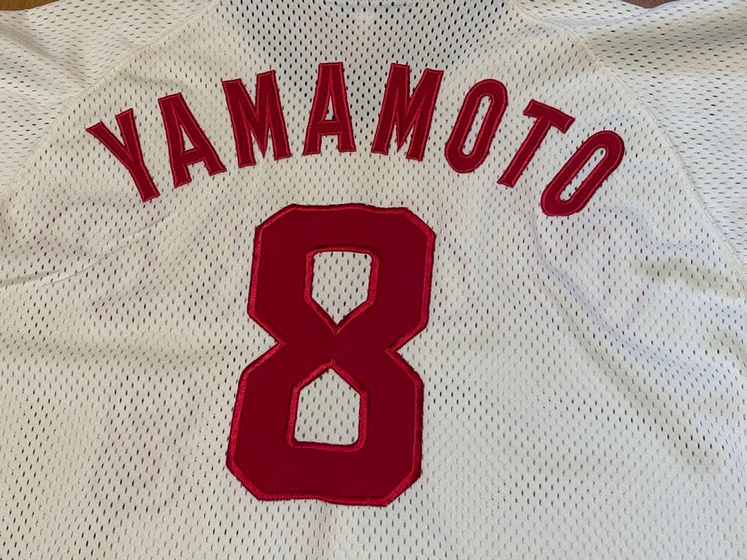 広島東洋カープ 山本浩二 8 復刻 ユニフォーム(M) Mizuno ミズノ