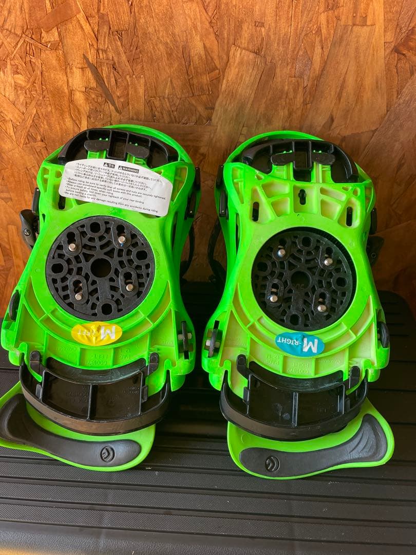 FLUX スノーボード ビンディング グリーン