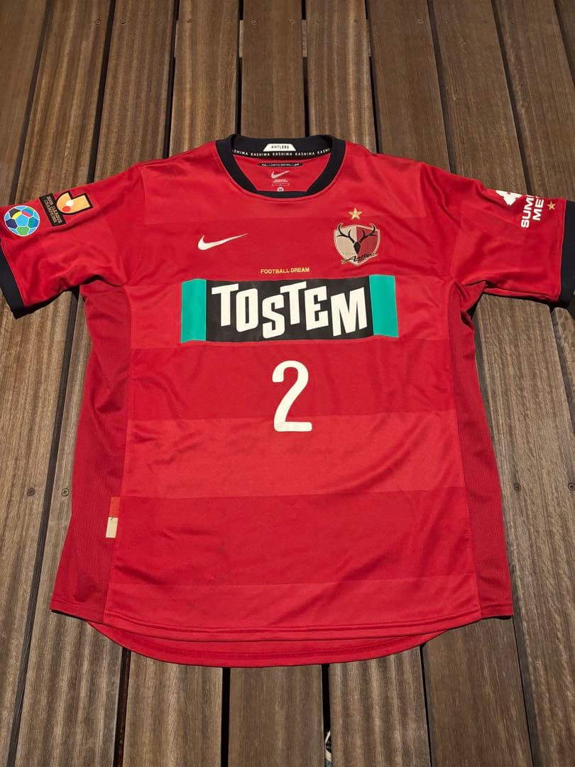 鹿島アントラーズ　2010年　優勝ワッペン　内田篤人　ユニフォーム　新品　希少