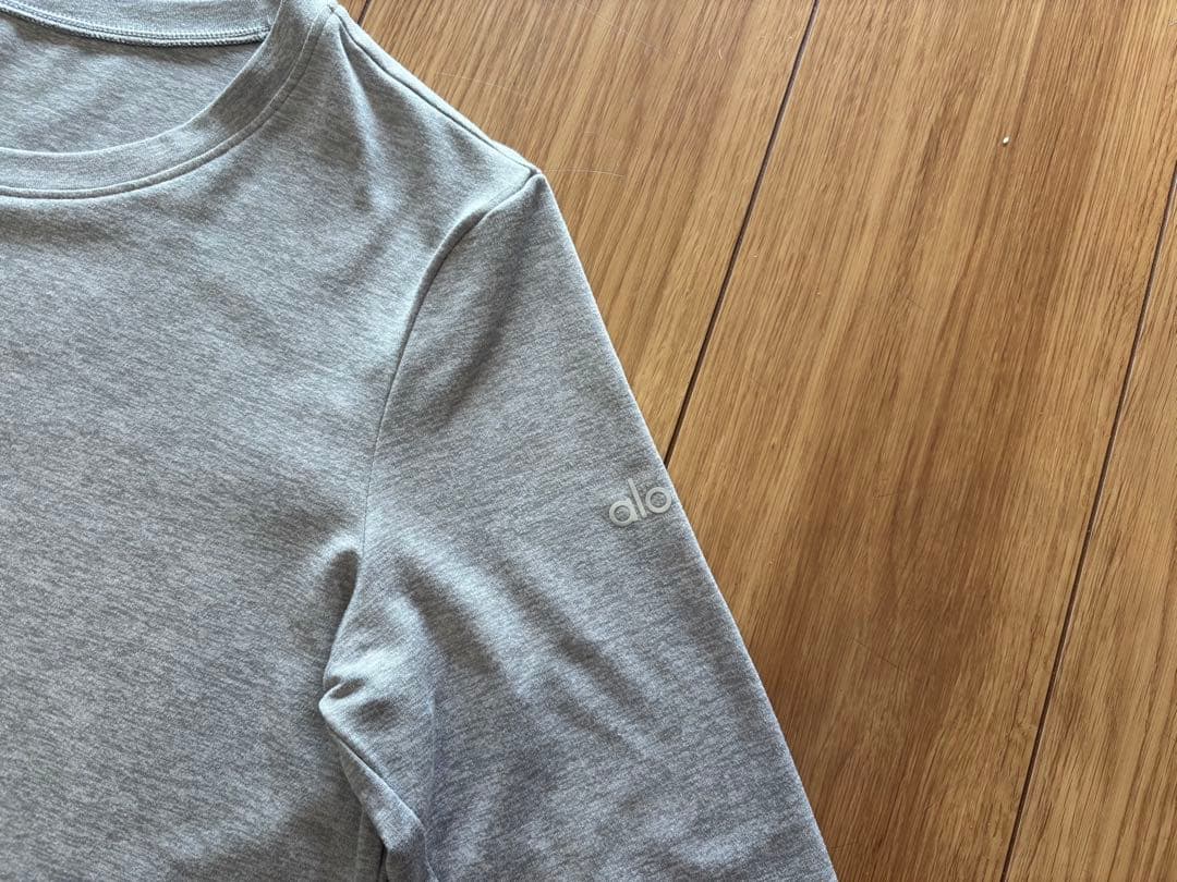 Alo Yoga グレー ヨガTシャツ L ピラティス