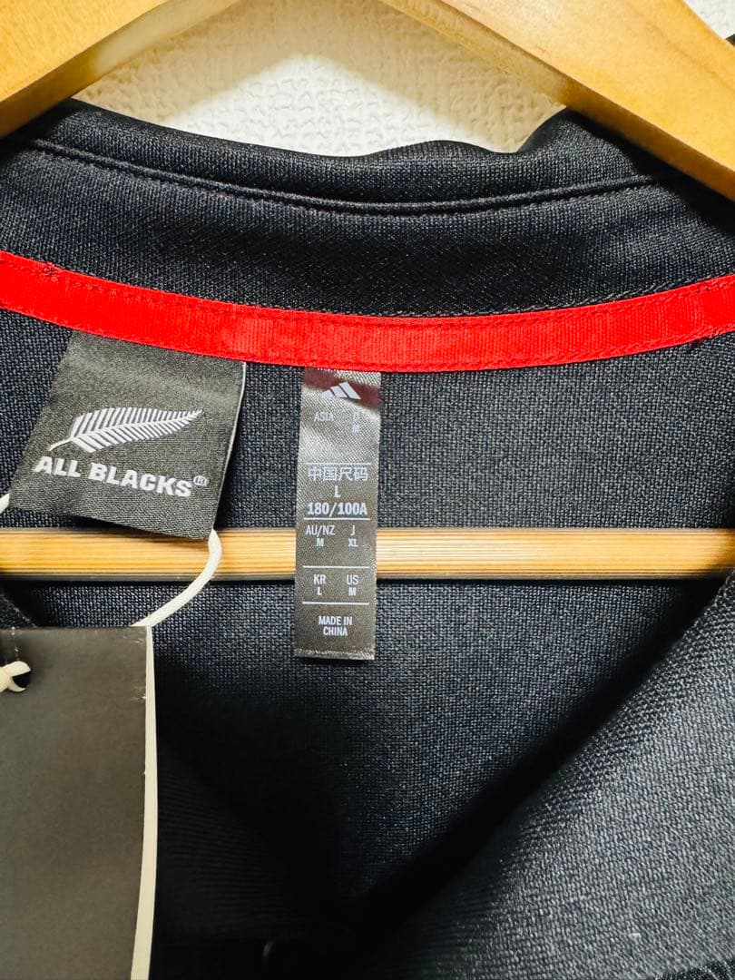 MAORI ALL BLACKS レプリカジャージ XLサイズ 黒/赤　タグ付き