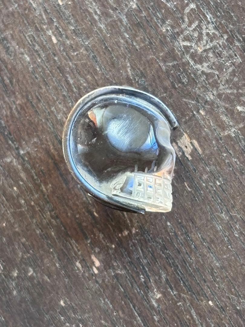 アンティーク　スカル　クリスタル