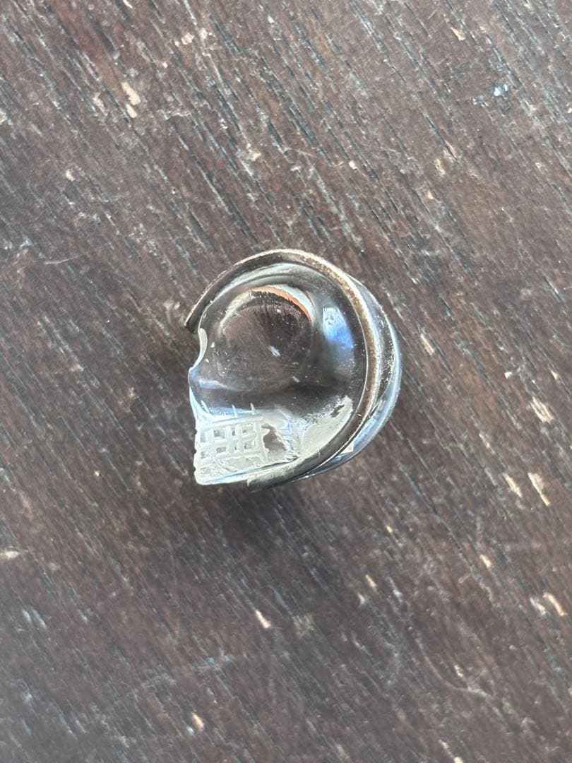 アンティーク　スカル　クリスタル