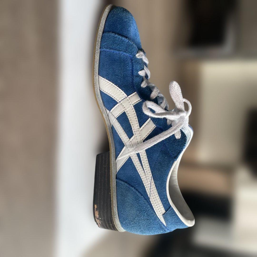 asics　ウエイトリフティングシューズ　ブルー/ホワイト　27.0cm