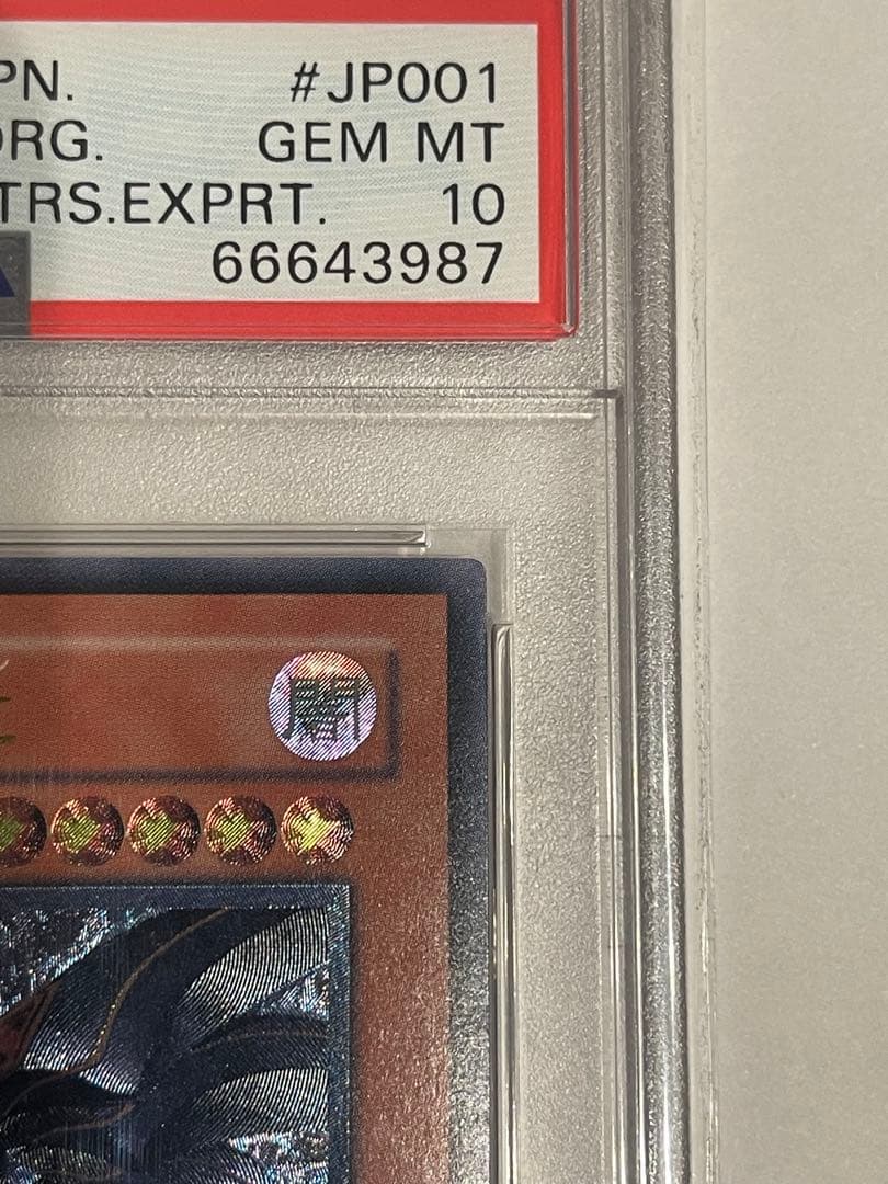 レッドアイズ・ダークネス・ドラゴン PSA10 レリーフ　真紅眼の闇竜