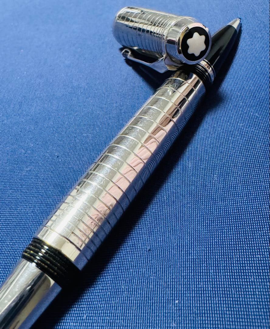 モンブラン ボエム スチール ノワール ファインライナーペン（アメジスト）