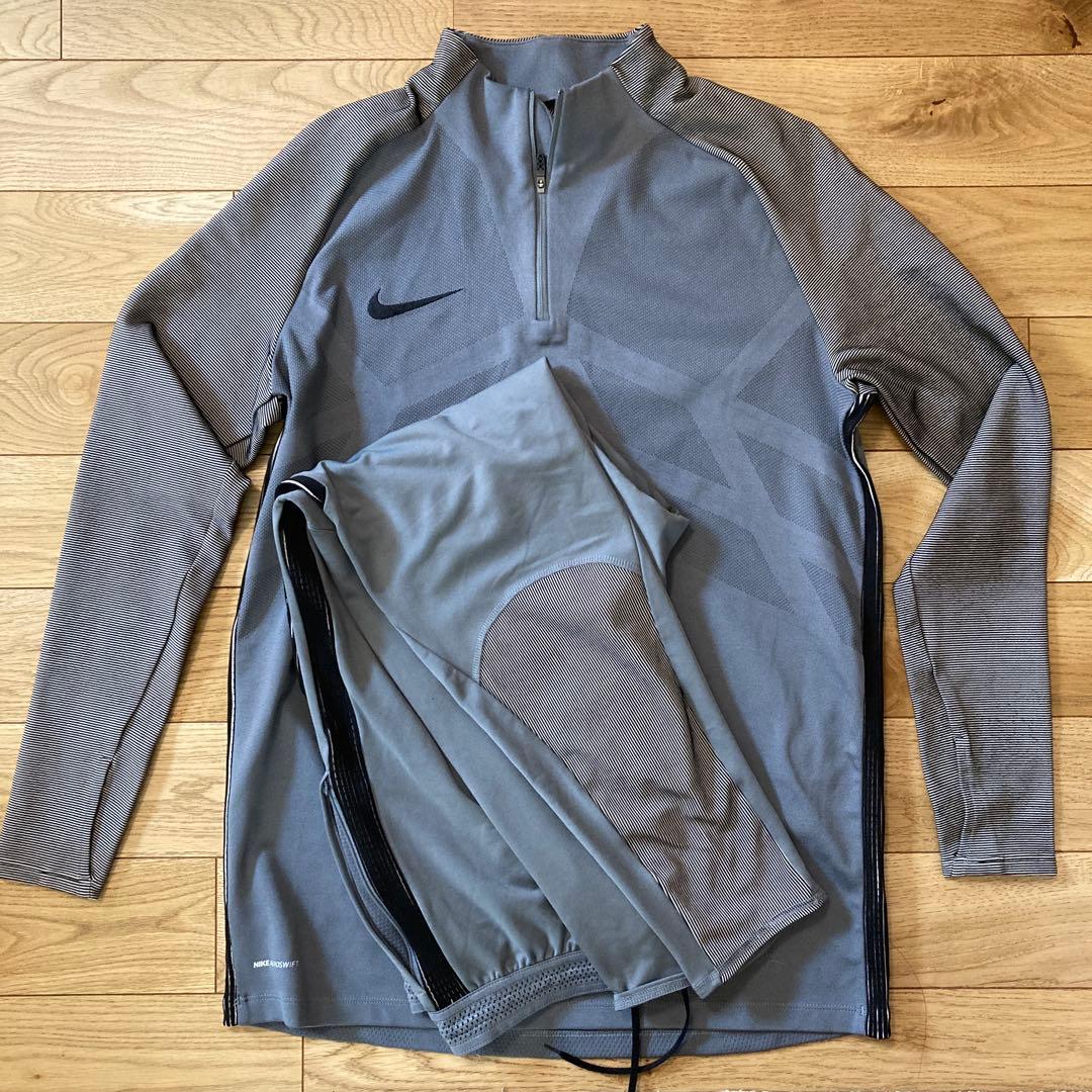 エアロスイフト　ストライク　LS ドリルトップNIKE グレー　セットアップ
