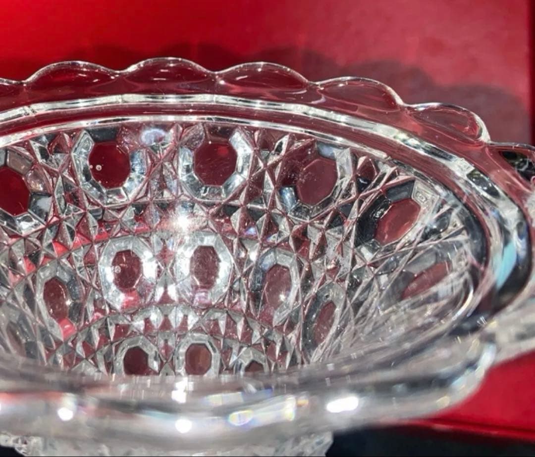 バカラ ディアマンピエーリー ブロンズ装飾 アンティーク 花器