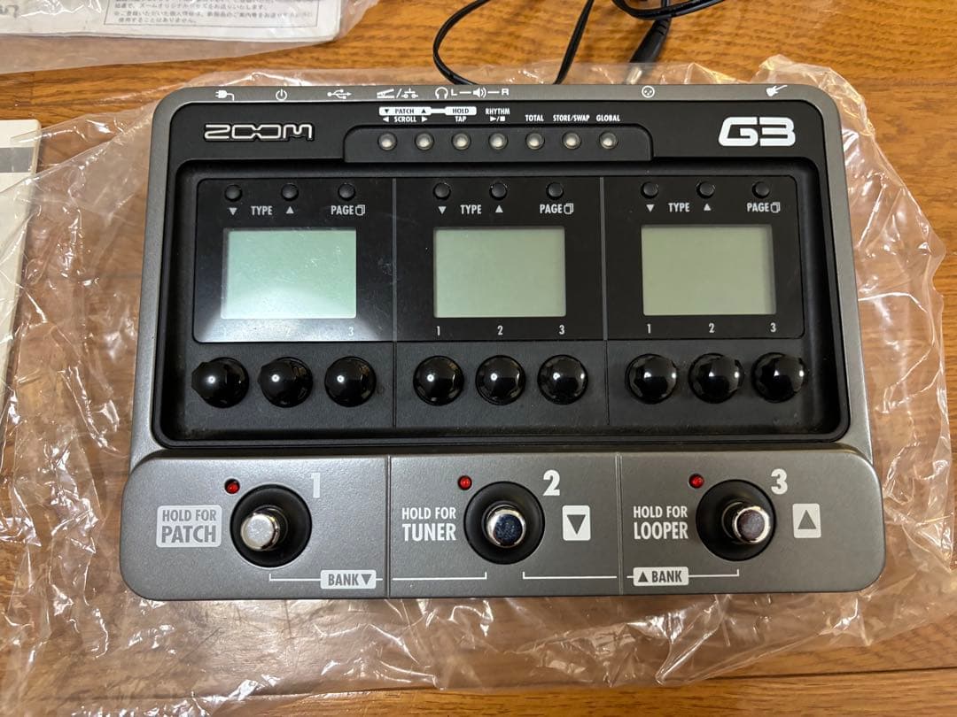 ZOOM G3 ギターエフェクト & アンプシミュレーター