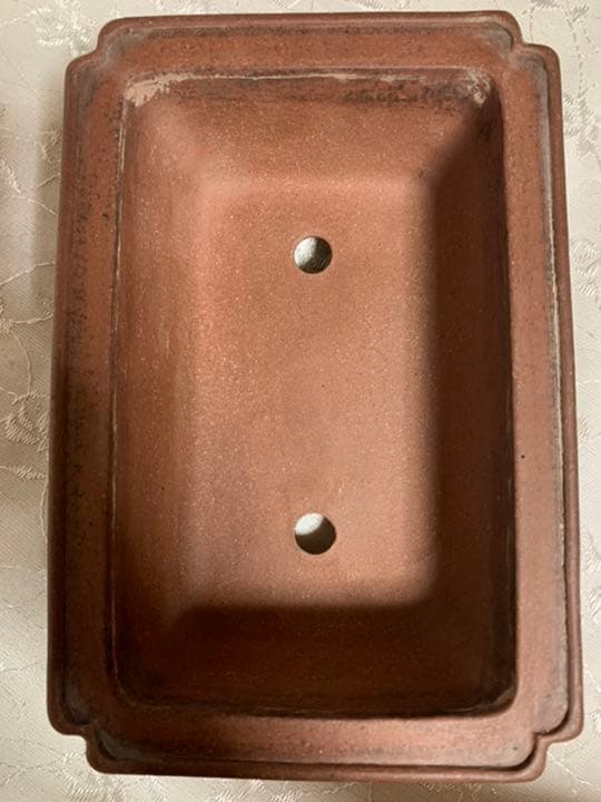 中国鉢　長方　盆栽鉢