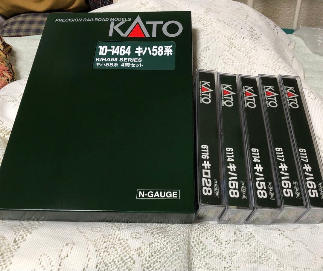 KATO 10-1464 キハ58系4両セット、単品キハ58他5両の9両セット