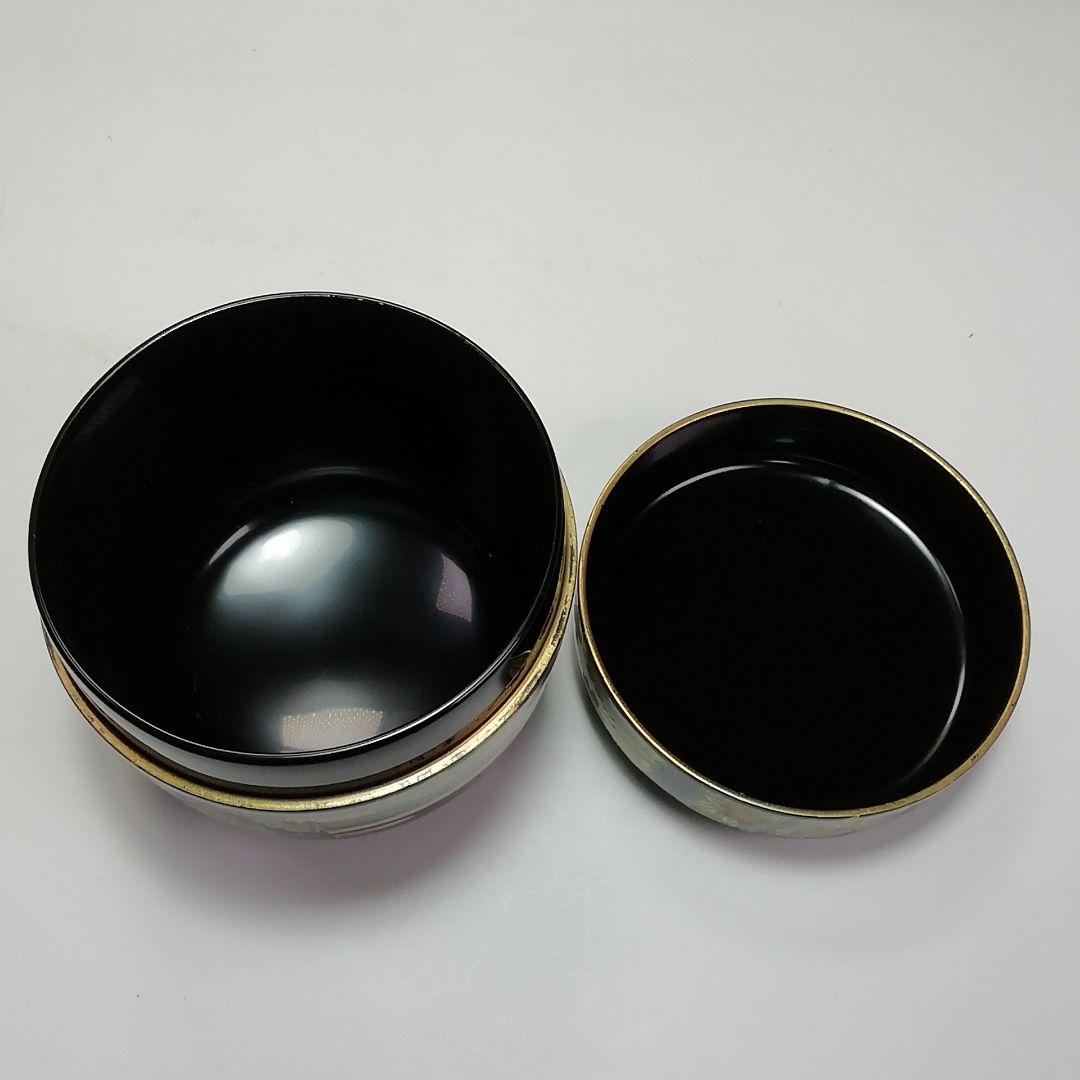 Ｓ６０５　棗　『即中斎好　誰ヶ袖蒔絵』『四季棗』『塗師　中村湖彩作』共箱　茶道具