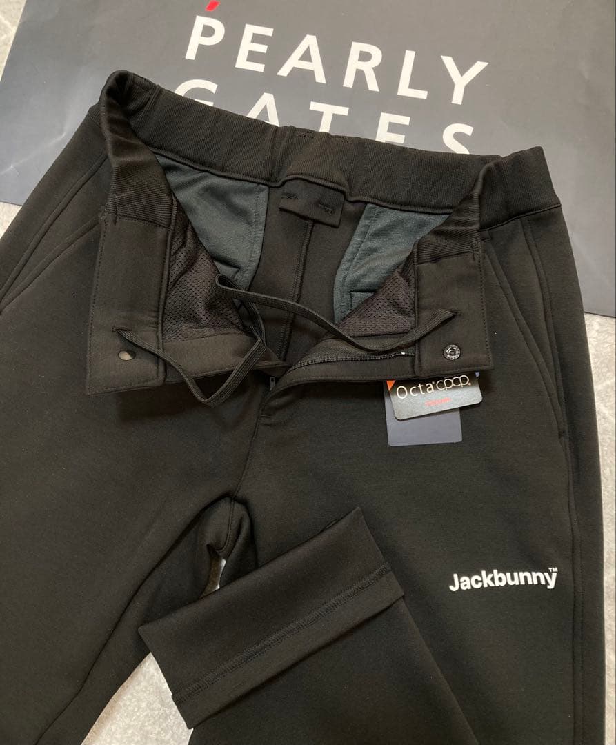 新品 パーリーゲイツ ジャックバニー オクタ裏地付きダンボールパンツ(4)M/黒