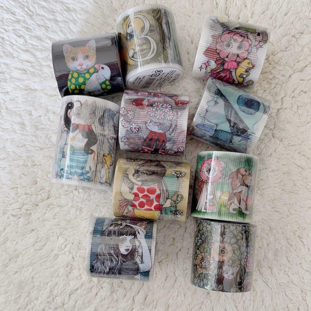 《完売品》ヒグチユウコ ボリス雑貨店 養生テープ 10個セット＊新品未開封